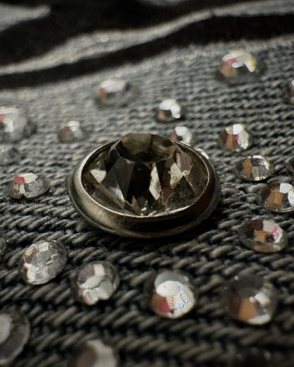 Tornado Mart Tribal Embroidery Studded Flared Jeans