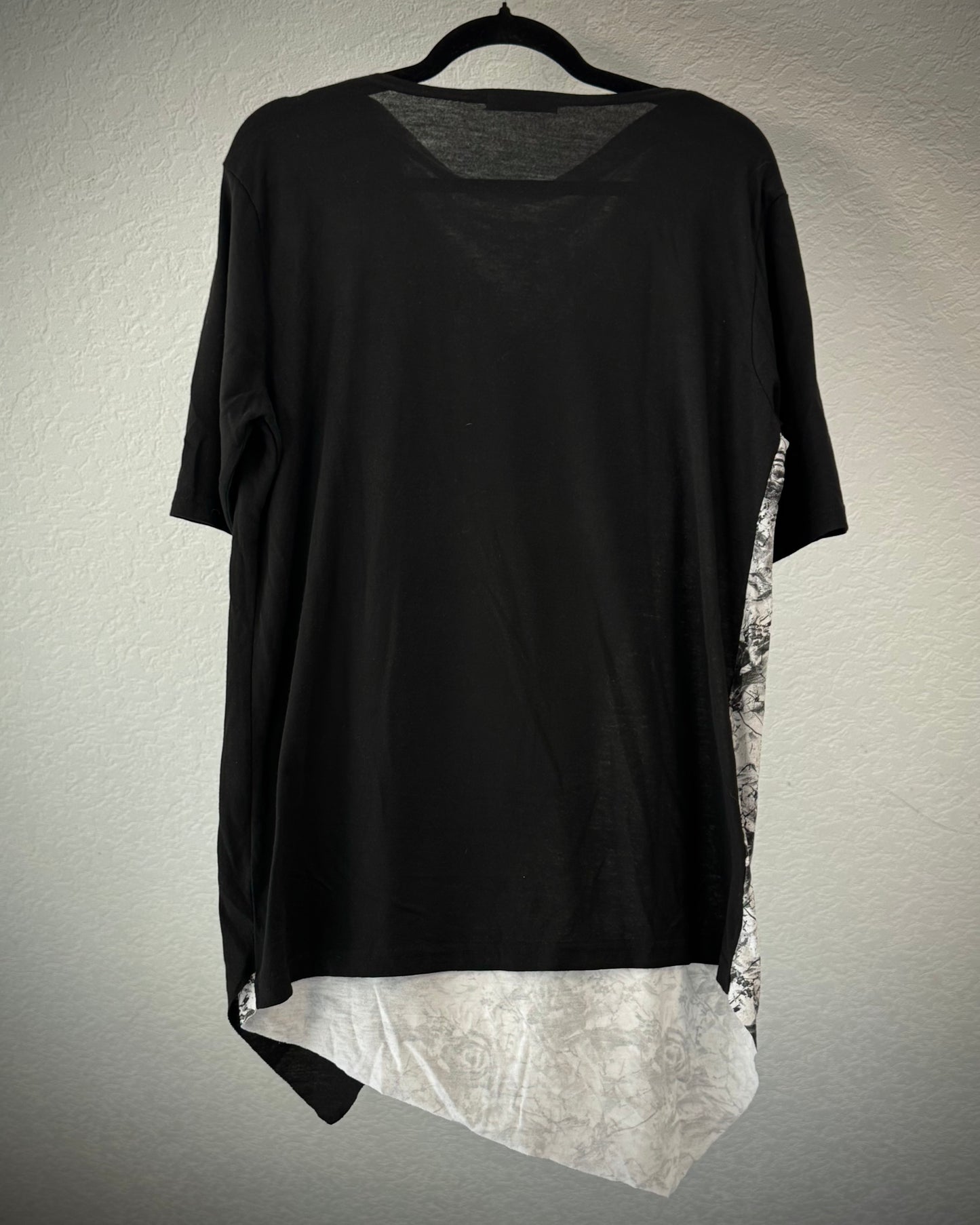 Xfrm Double Layered Floral Drape T-Shirt