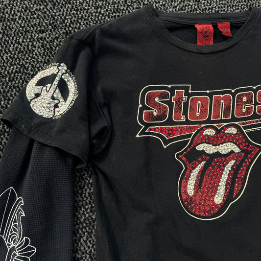A&G „Rolling Stones“ Rhinestone Longsleeve