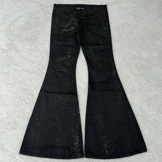 DeeDee Dark Python Bell Bottoms