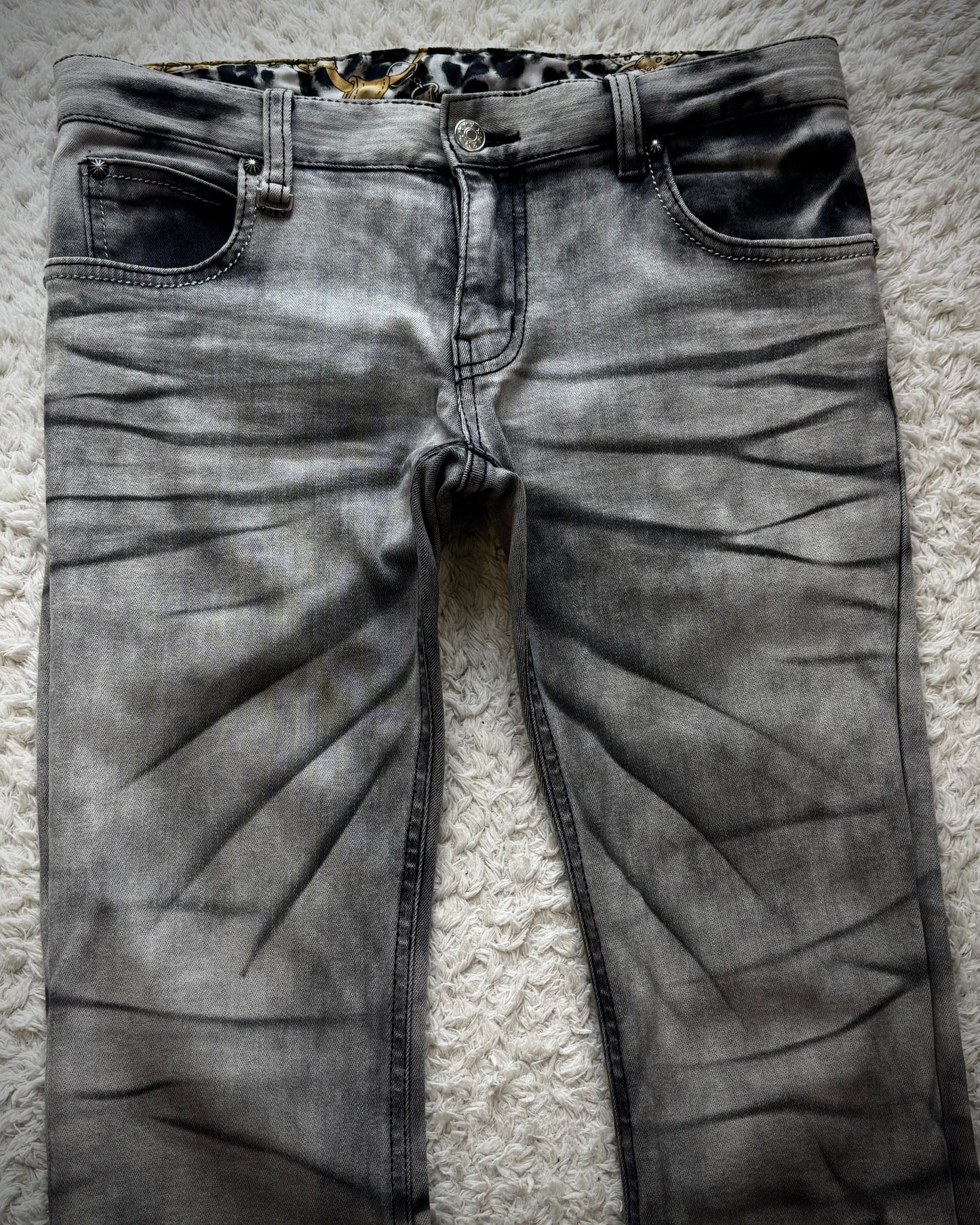 Wild Party Clawmarks Washed Slim Jeans
