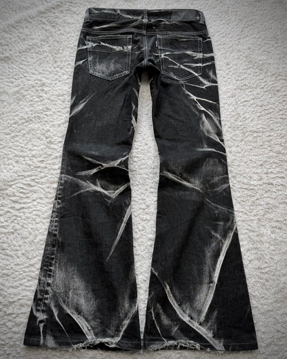 Tornado Mart Thunder Washed Flared Jeans