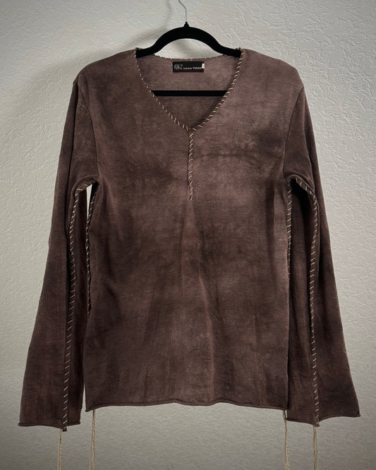 Luva Tram Scar Stitched Textured Longsleeve