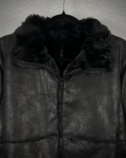 Shellac x Semantic Design Full Fur Interior Leather Jacket