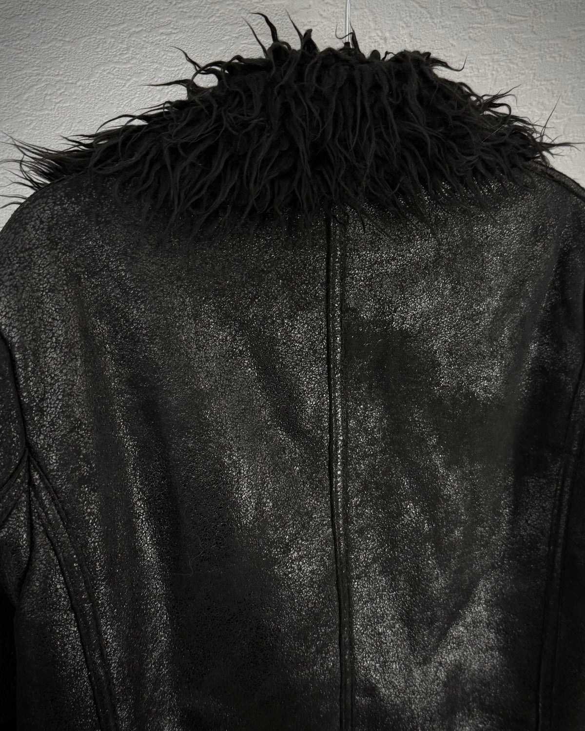 Custom Culture Luster Textured Full Fur Jacket