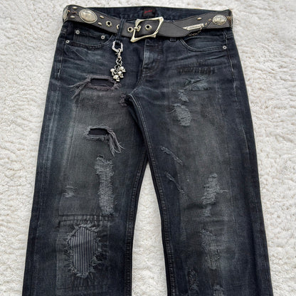 Jack Rose Patch Repaired Denim