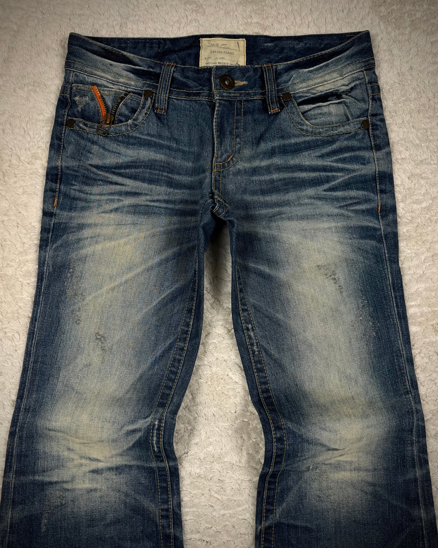 Lolita Vintage Clawmark Washed Flared Jeans