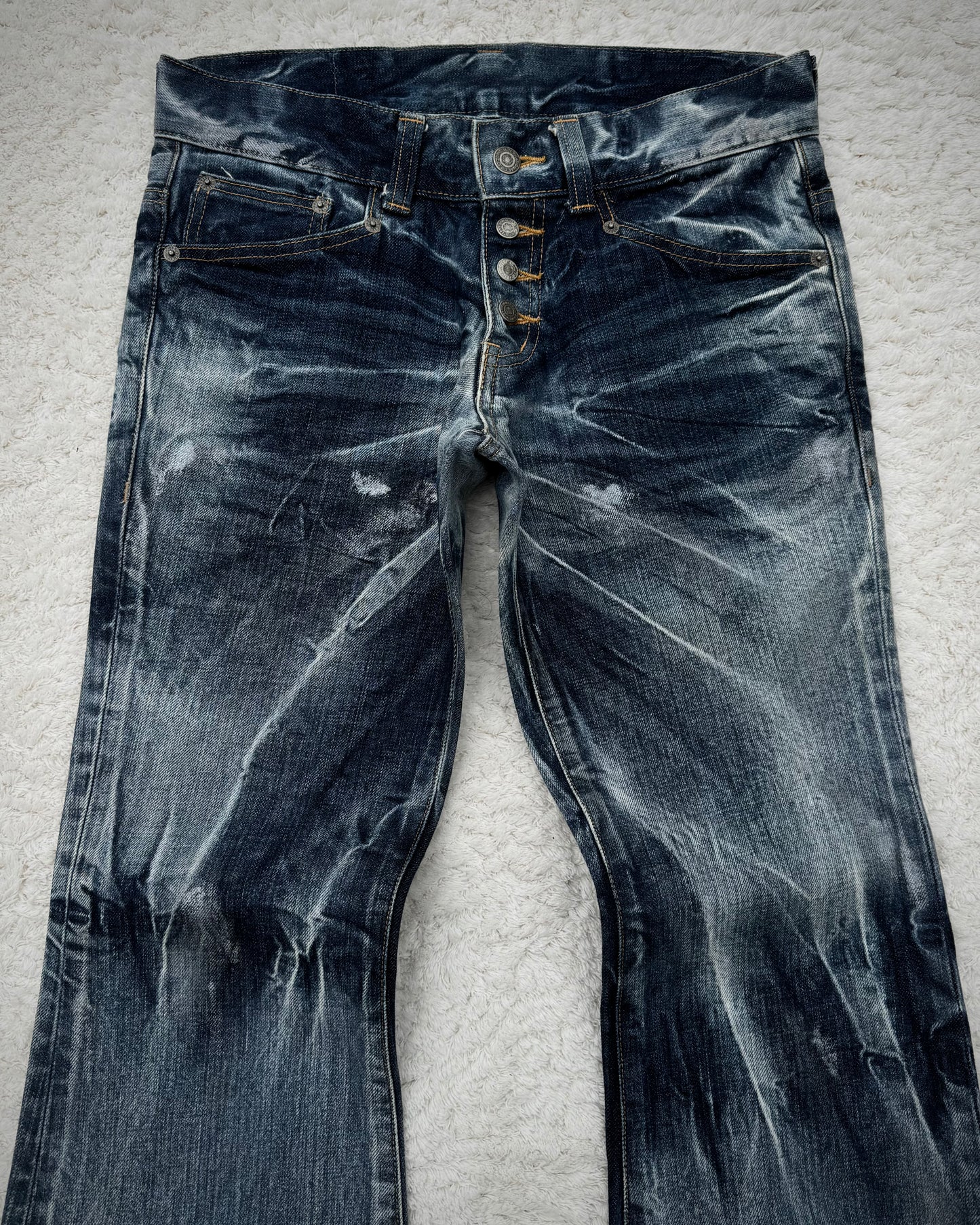Tornado Mart Ocean Washed Flared Jeans
