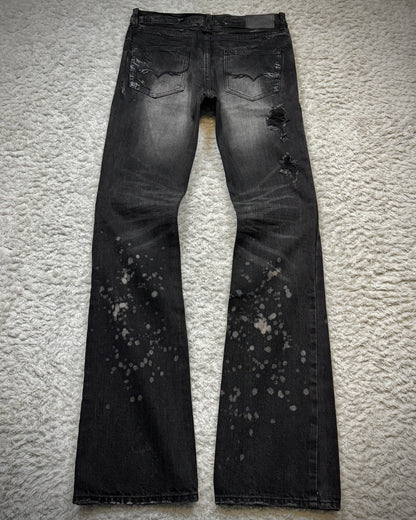 Fuga Waxed Clawmarks Coated Bootcut Jeans