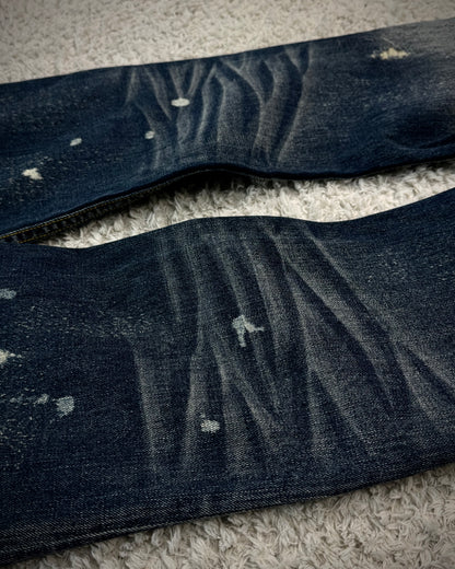 Tornado Mart Stitch Repaired Distressing Clawmarks Flared Jeans