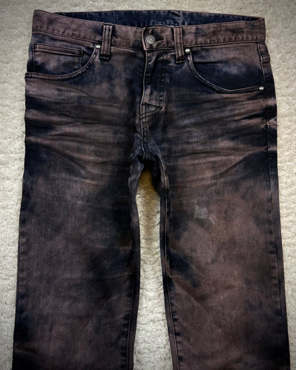 Tornado Mart Marble Washed Straight Leg Jeans
