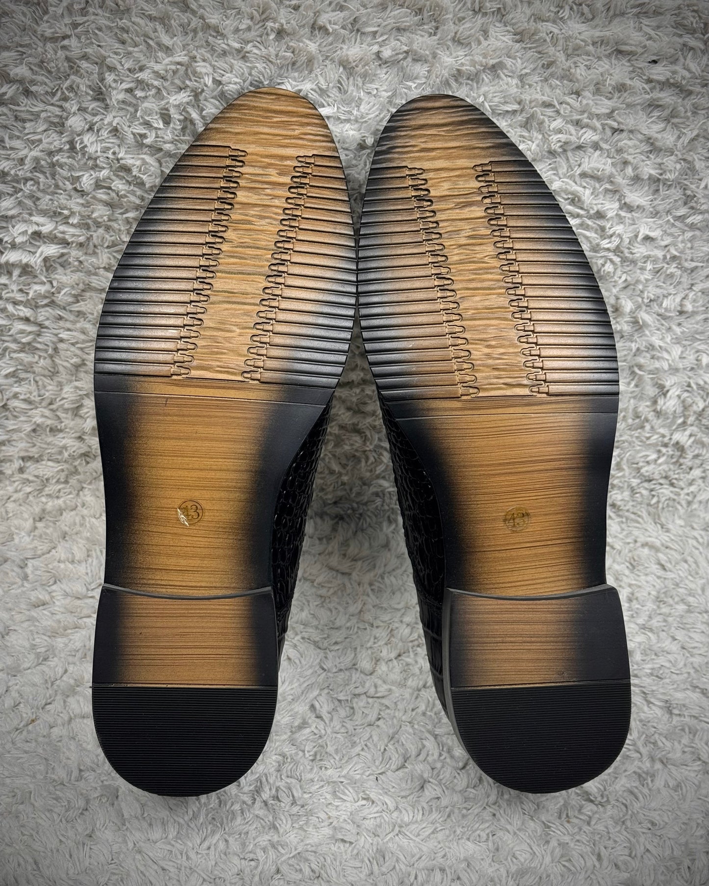 Barccini Depth Sculpted Crocodile Leather Dress Boots