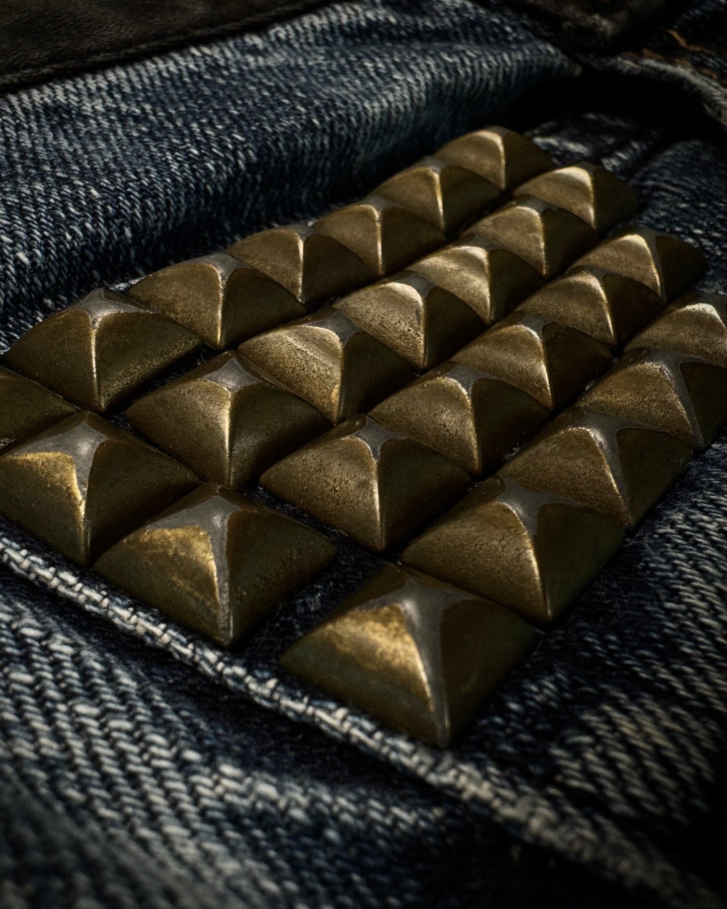 Cook Jeans Two Tone Hybrid Studded Denim