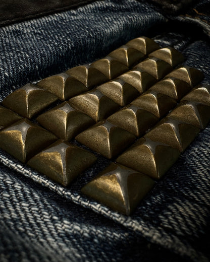 Cook Jeans Two Tone Hybrid Studded Denim