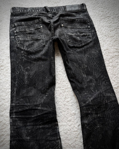 Tornado Mart Shrub Washed Flared Jeans