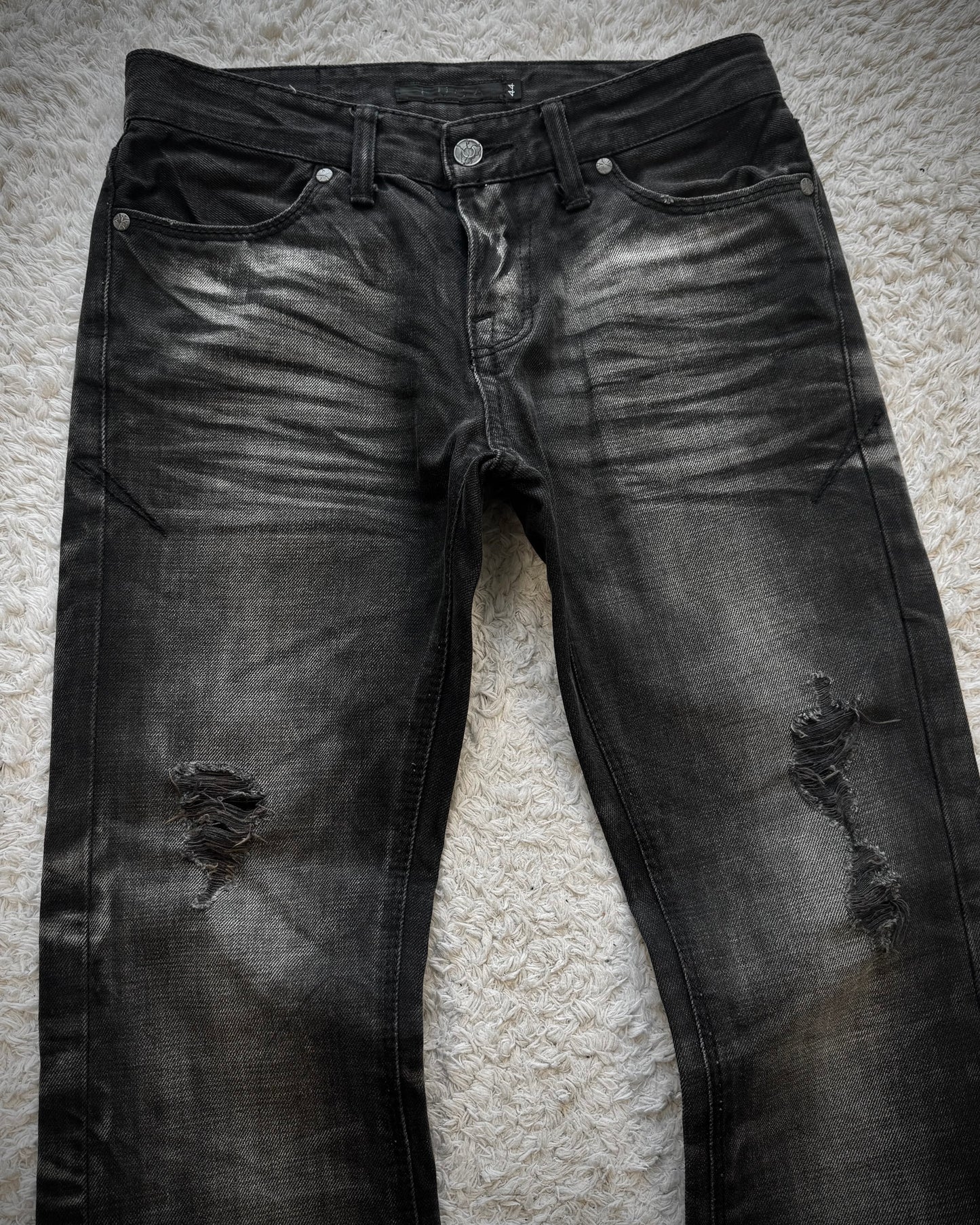Fuga Clawmarks Washed Bootcut Jeans