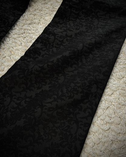 Morgan Homme Ornate Jacquard Woven Flared Dress Pants