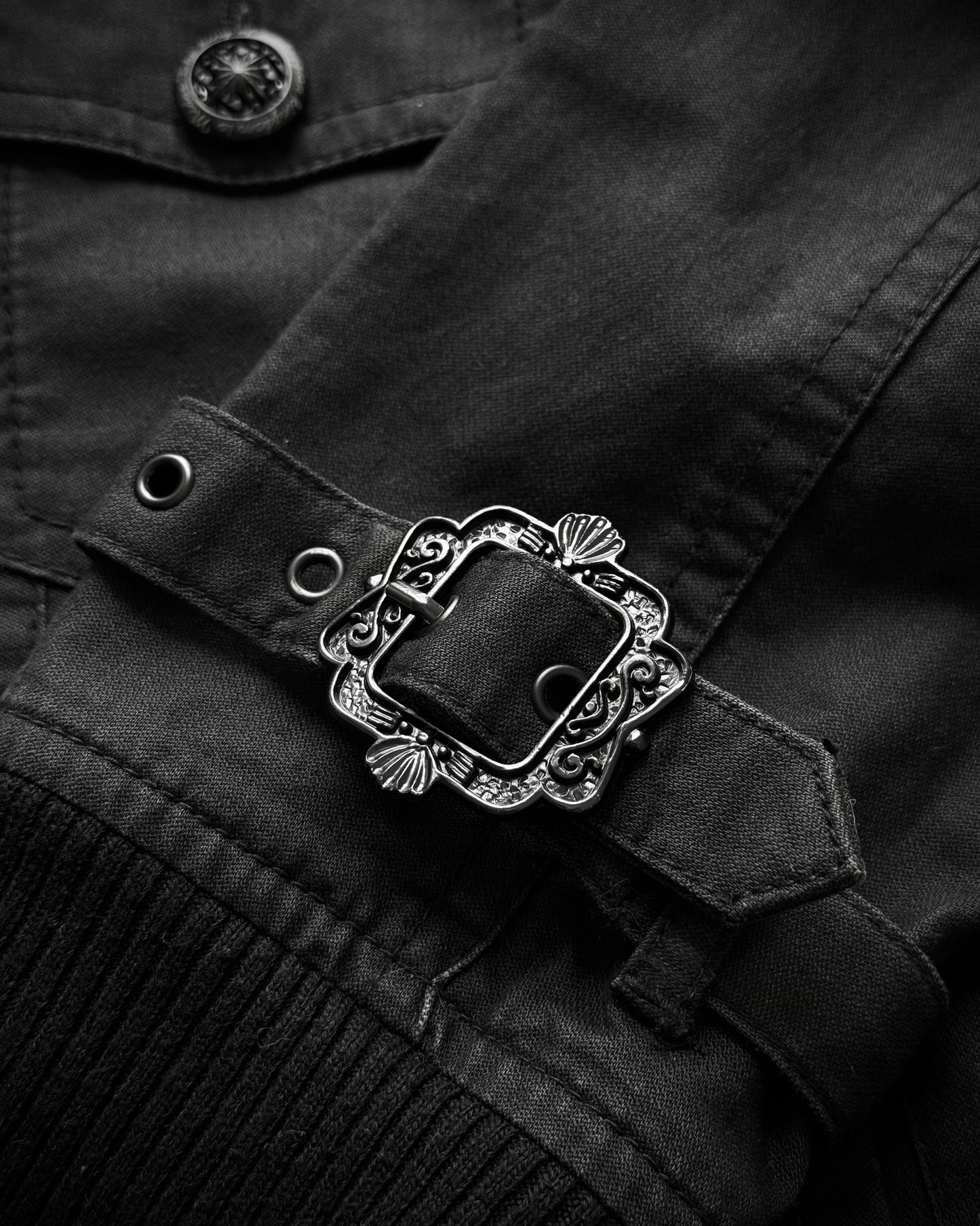 Midas Ornate Hardware Military Jacket