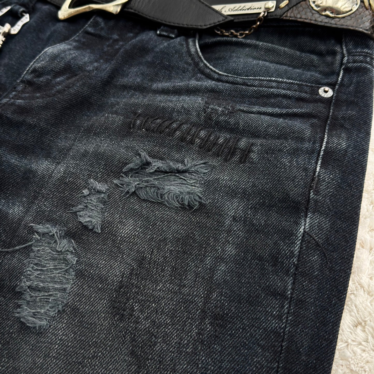 Jack Rose Patch Repaired Denim