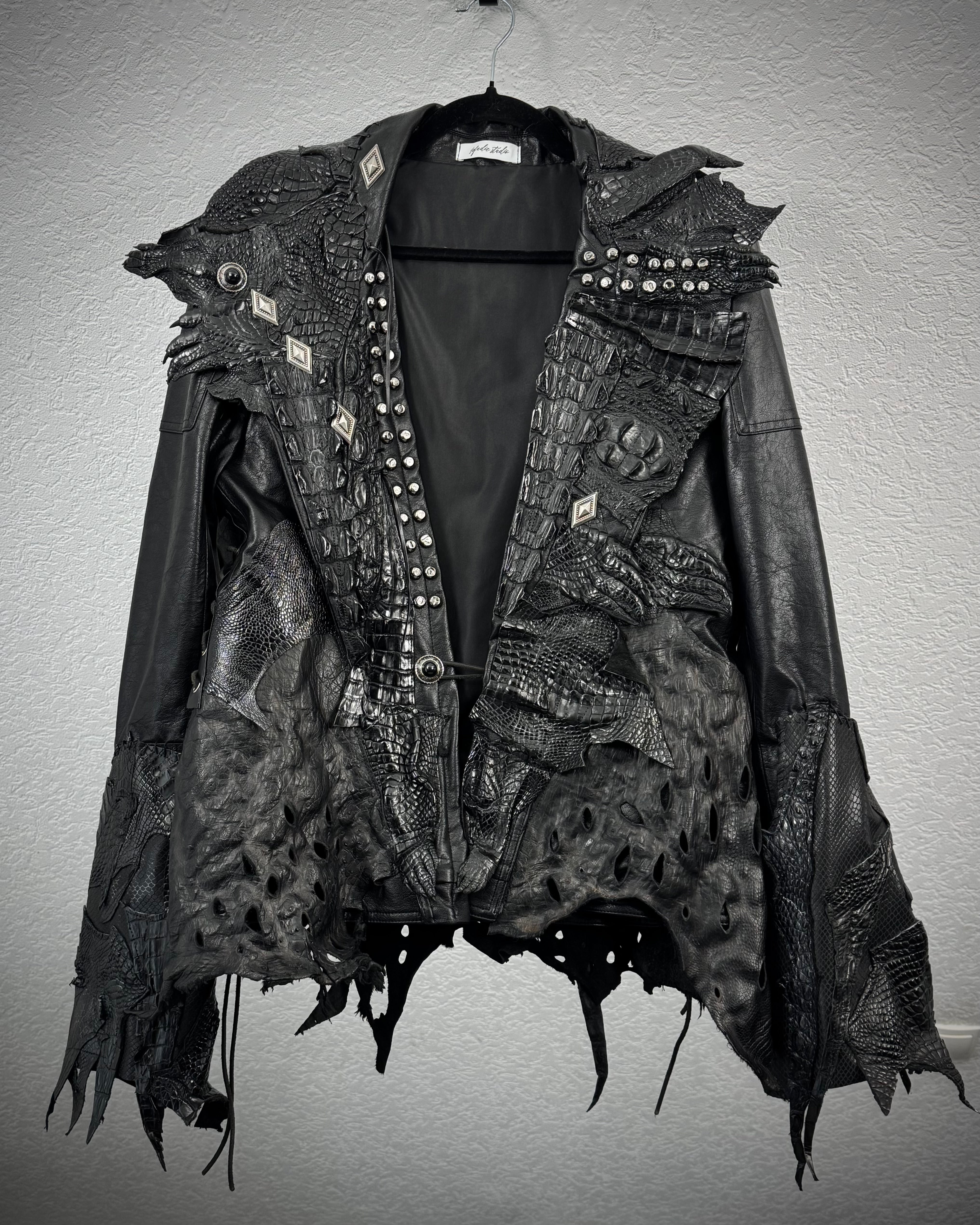 ENIGMA Berlin Vertere Jacket Leather Post-Organic 1vfudie ジャケット・アウター JACKET black - jacket leather Faux - UNISEX ジャケット・アウター