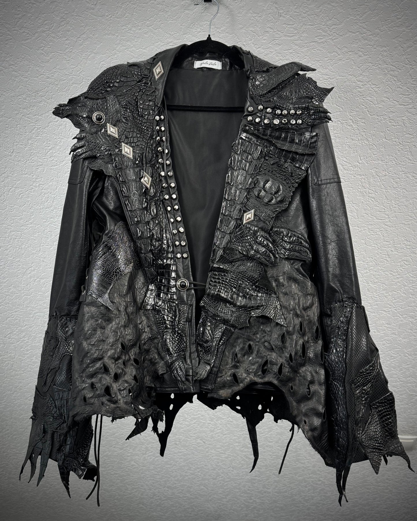 1vfudie S02 Exotic Leather Jacket