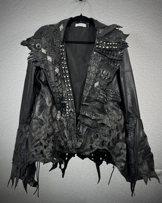 1vfudie S02 Exotic Leather Jacket