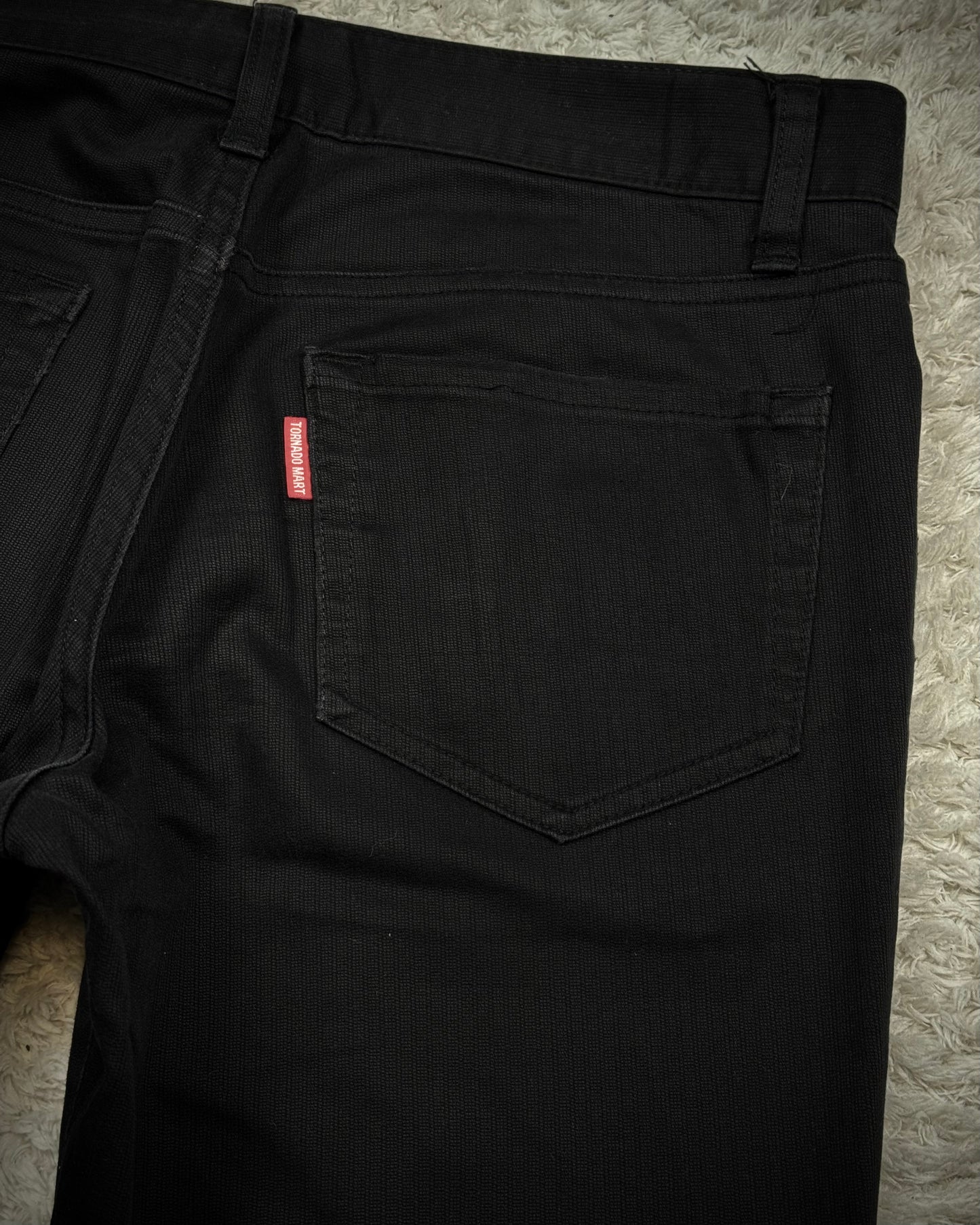 Tornado Mart Black Flared Denim