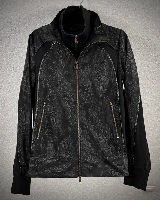 Lagust Double Layered Python Pattern Jacket