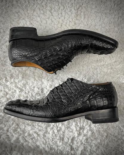 Baladen High Detail Crocodile Leather Boots