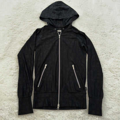 L.G.B. Skulls Hooded Zip Up Jacket