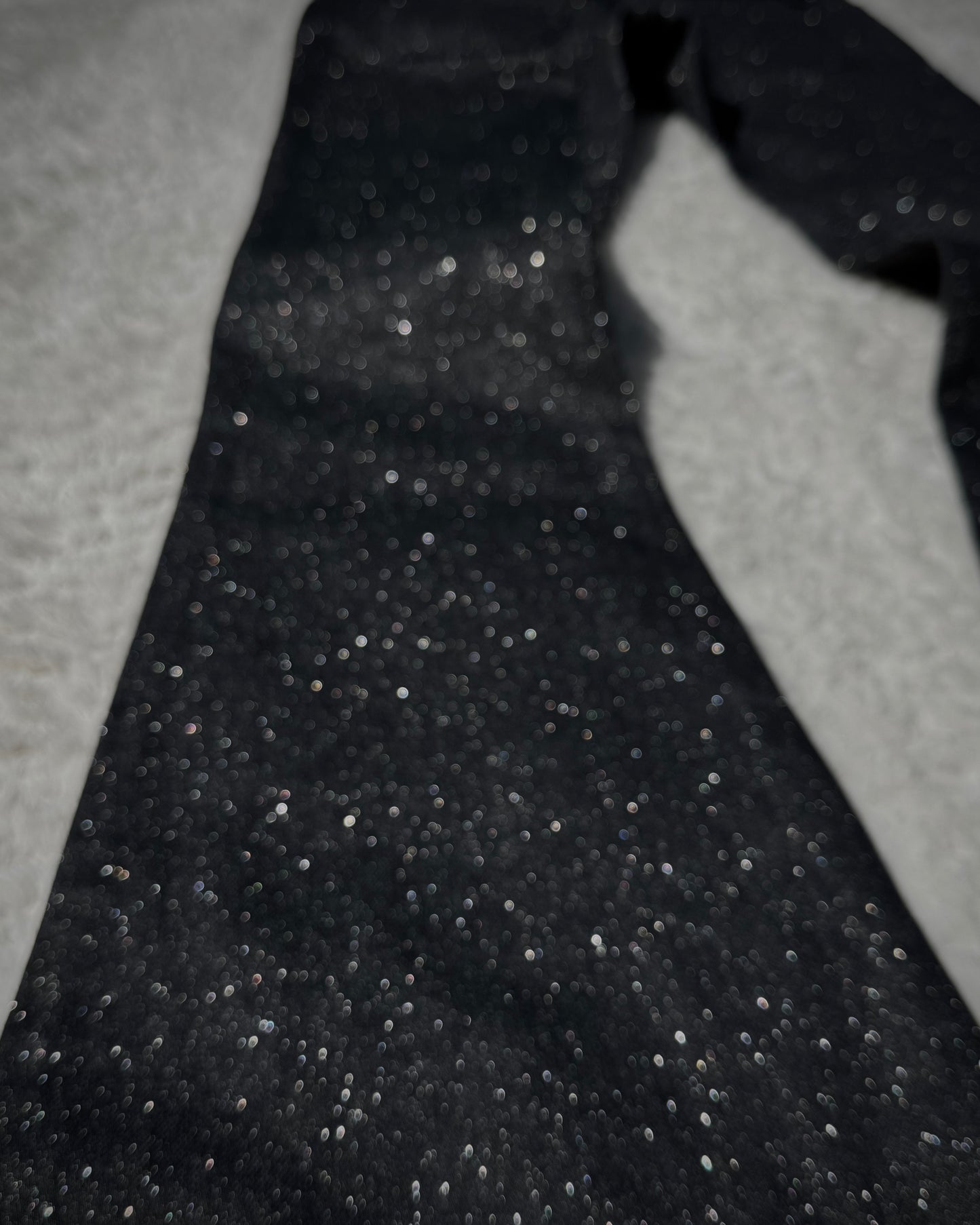 Et Boite Sparkly Flared Pants