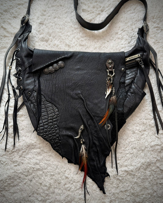 14th Addiction “Gipsy Croc” Leather Bag