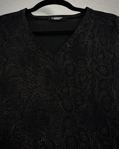 Tornado Mart Snakeskin Pattern Longsleeve