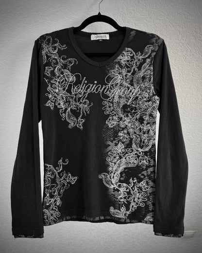 In The Attic Luster Tribal Python Longsleeve Shirt