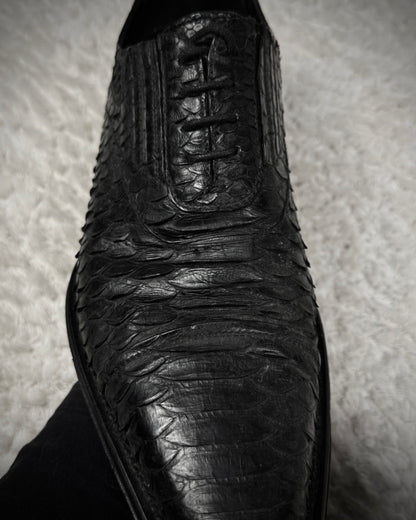 Cesare Paciotti Python Dress Boots