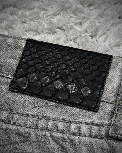 Fuga Clawmarks Coated Luster Flared Jeans