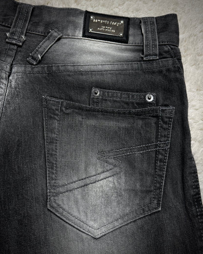 Semantic Design Leopard Imprint Bootcut Jeans