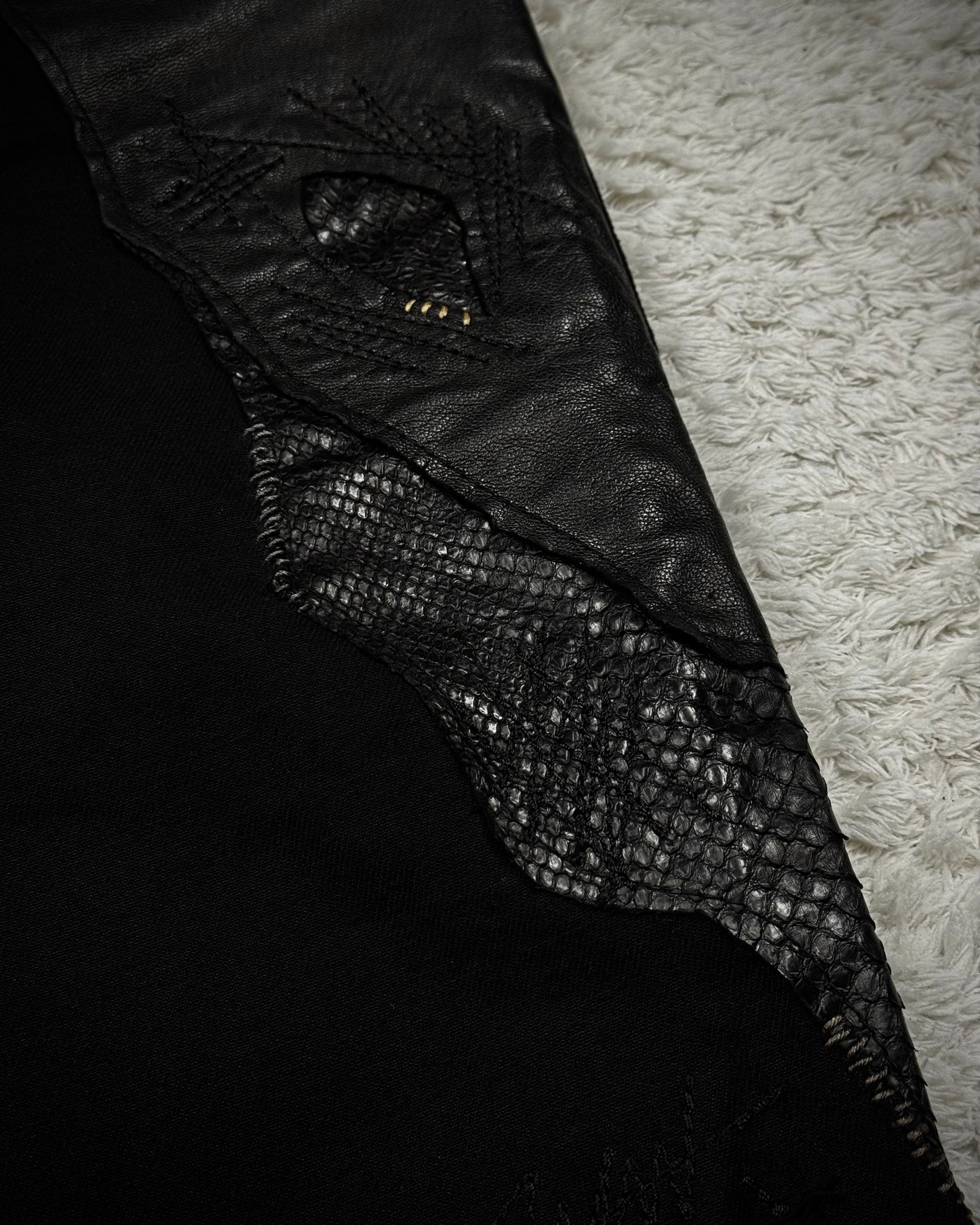 14th Addiction “Outrider 02” Lace Up Bootcut Pants