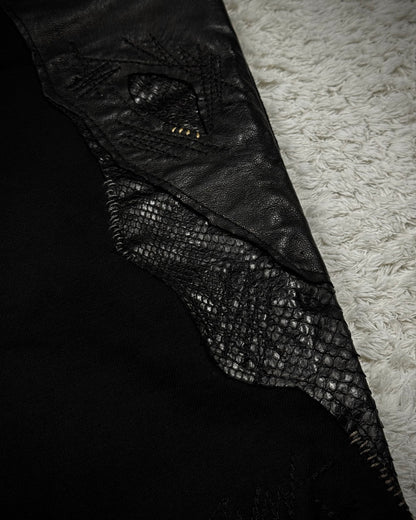 14th Addiction “Outrider 02” Lace Up Bootcut Pants