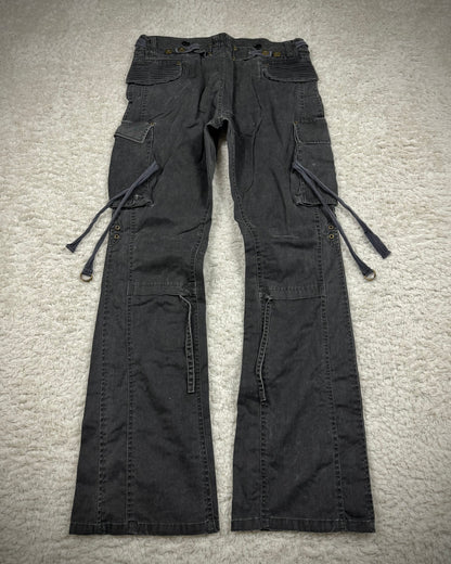 Daily News Strapped Bootcut Cargo Denim
