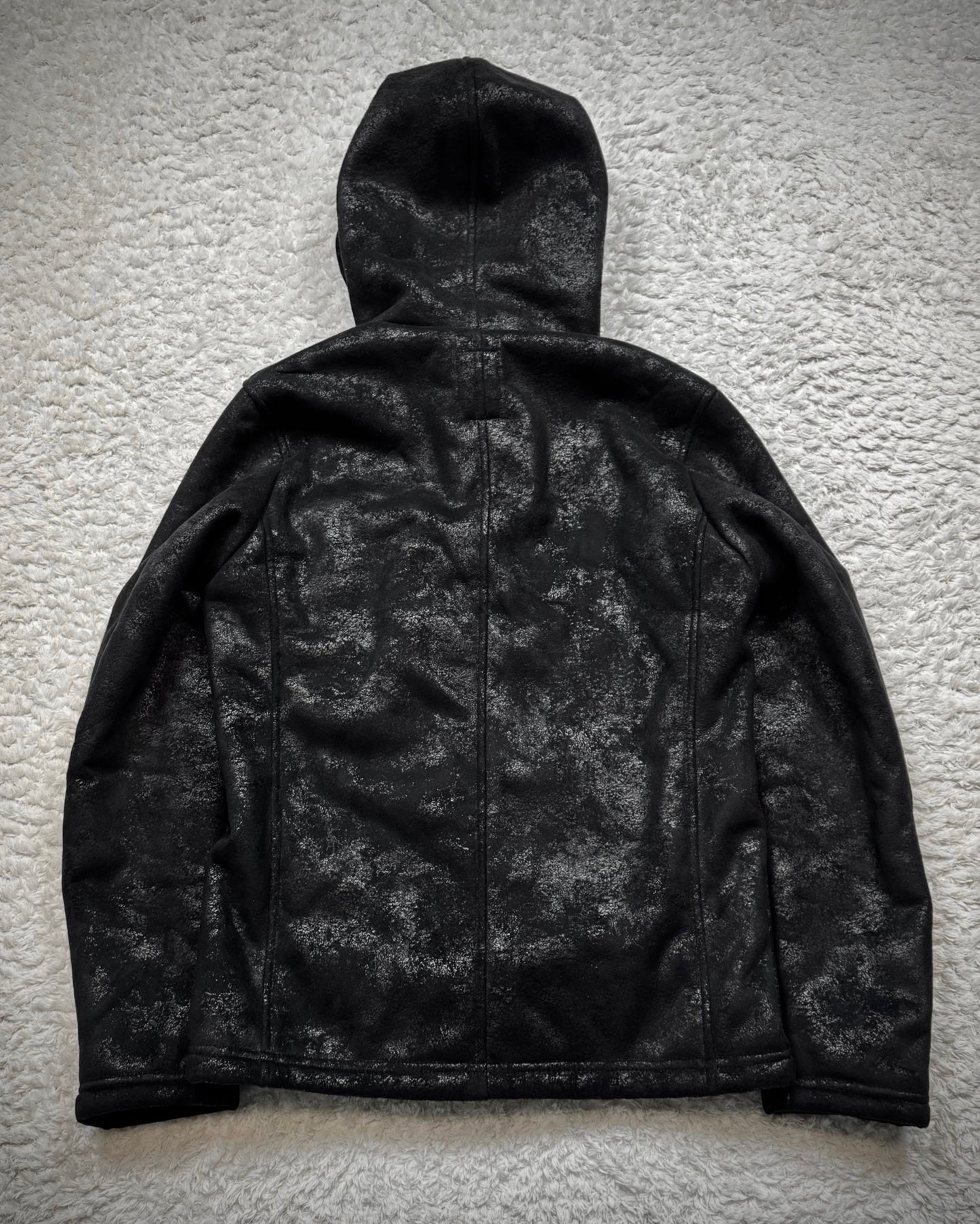 Louis Chavlon Cracked Wax Zip Up Hoodie