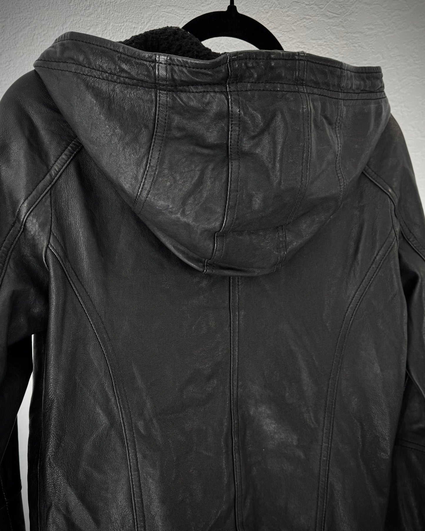 Ungrid Ninja Hooded Leather Jacket