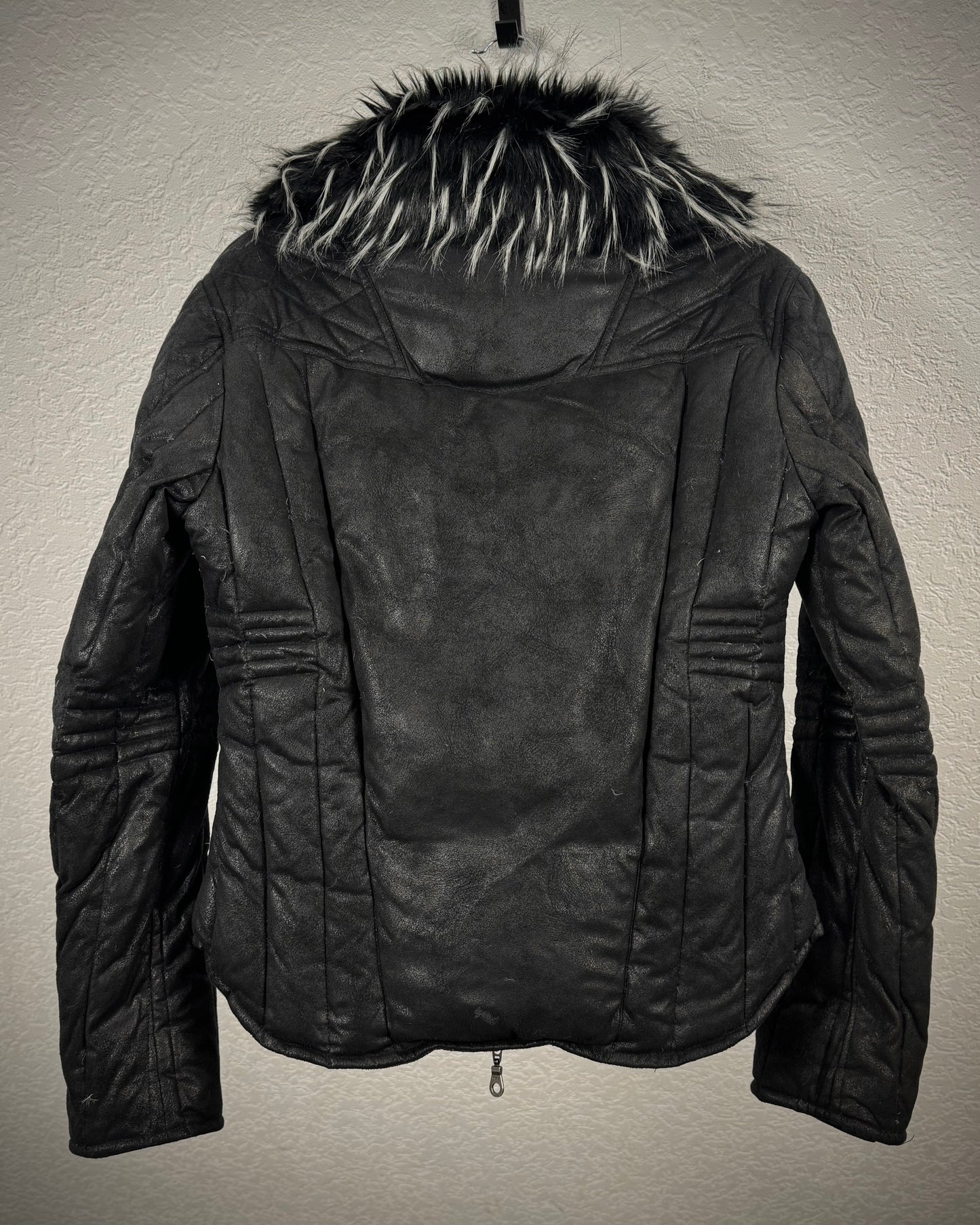 Regius Evolution Ash Fur Puffer Jacket