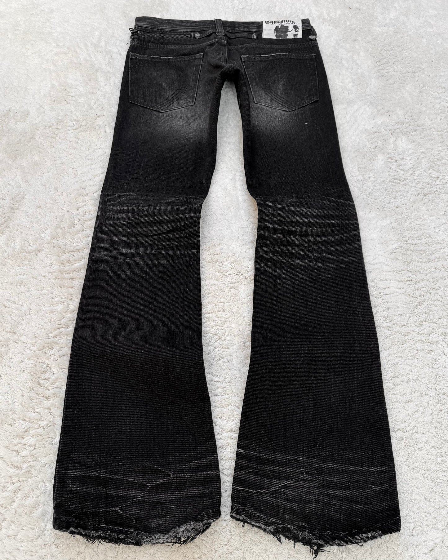 Charmcult Whisker Washed Slim Bootcut Jeans