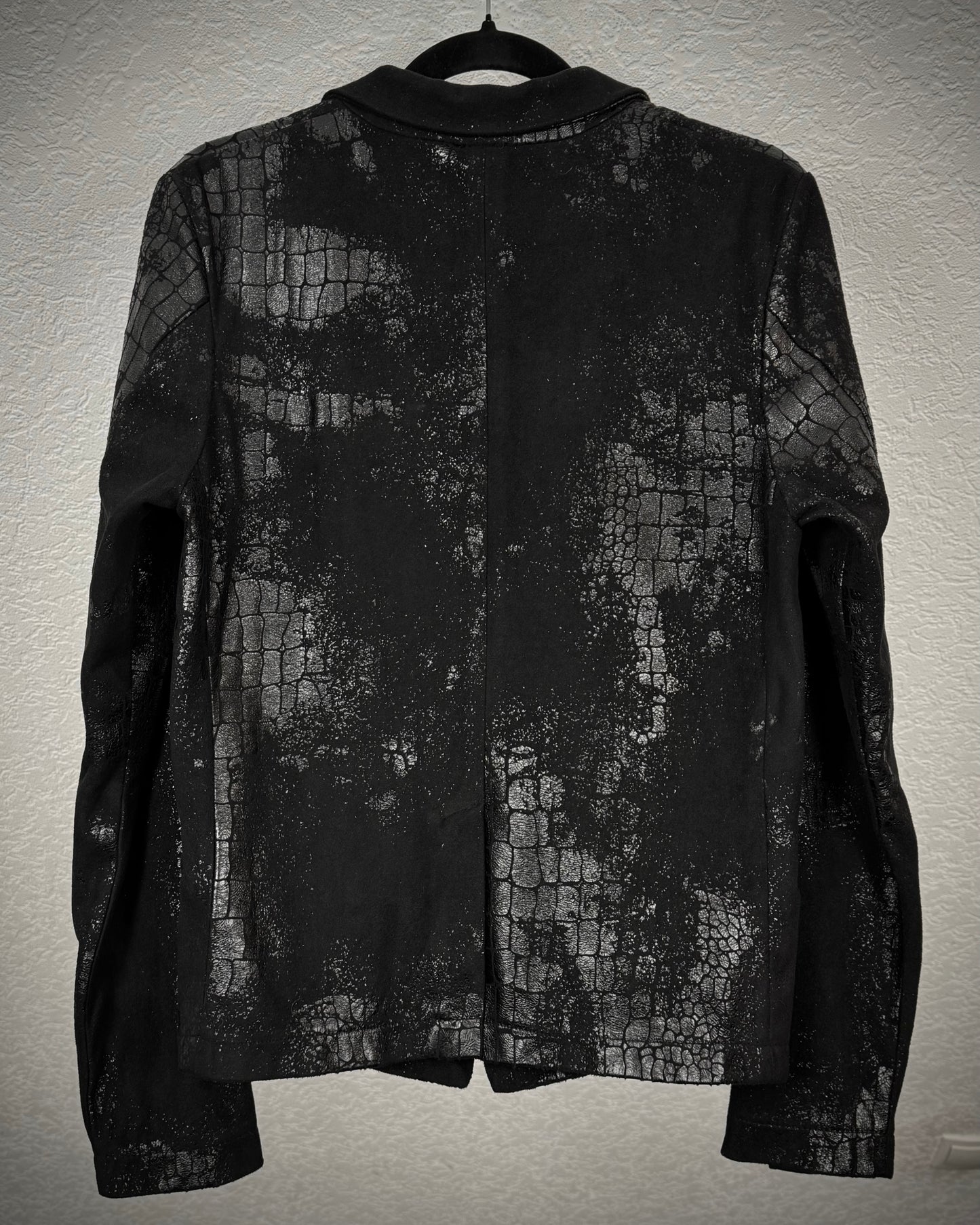 Xfrm Crocodile Waxed Blazer