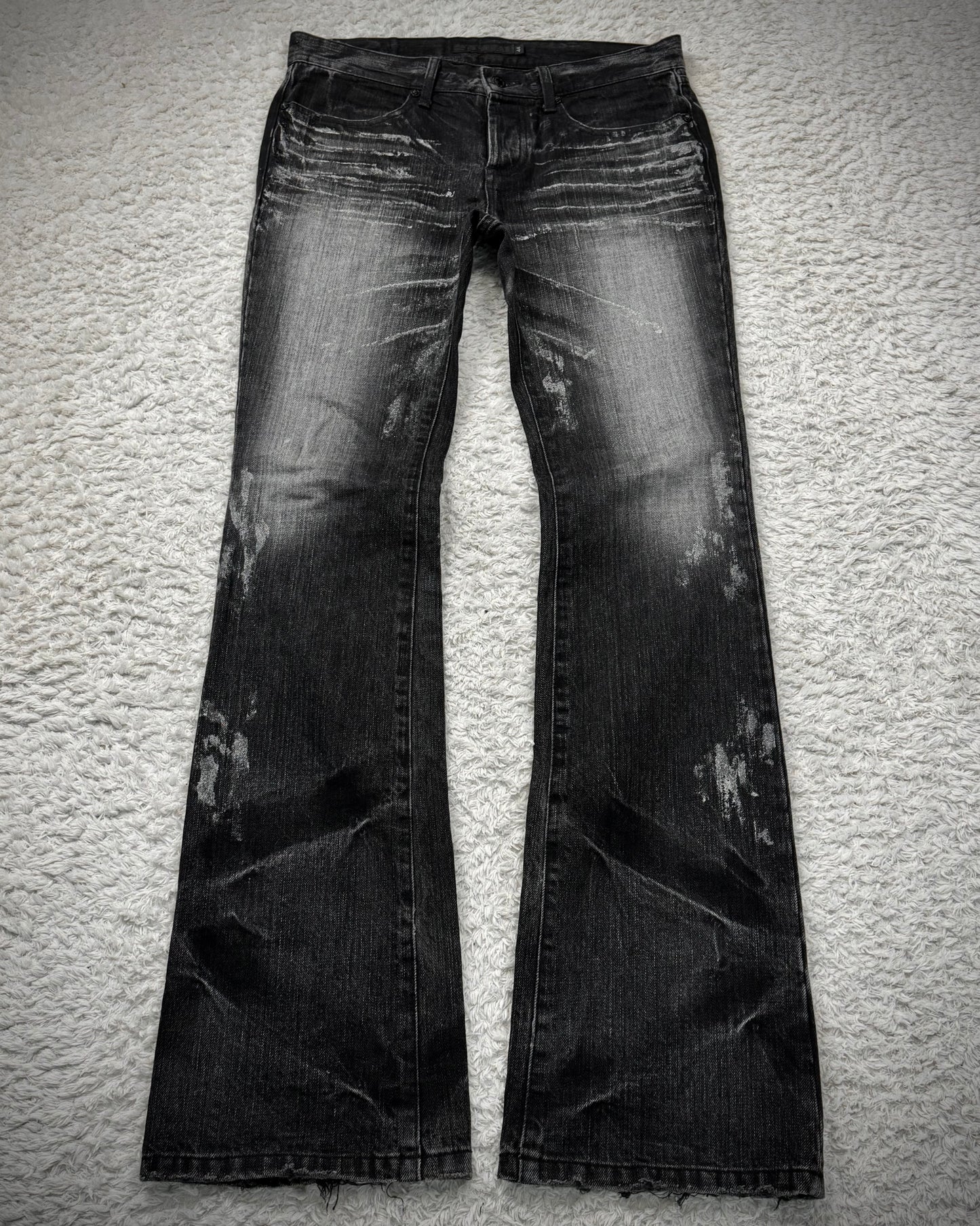 Fuga Clawmarks Luster Coated Bootcut Jeans