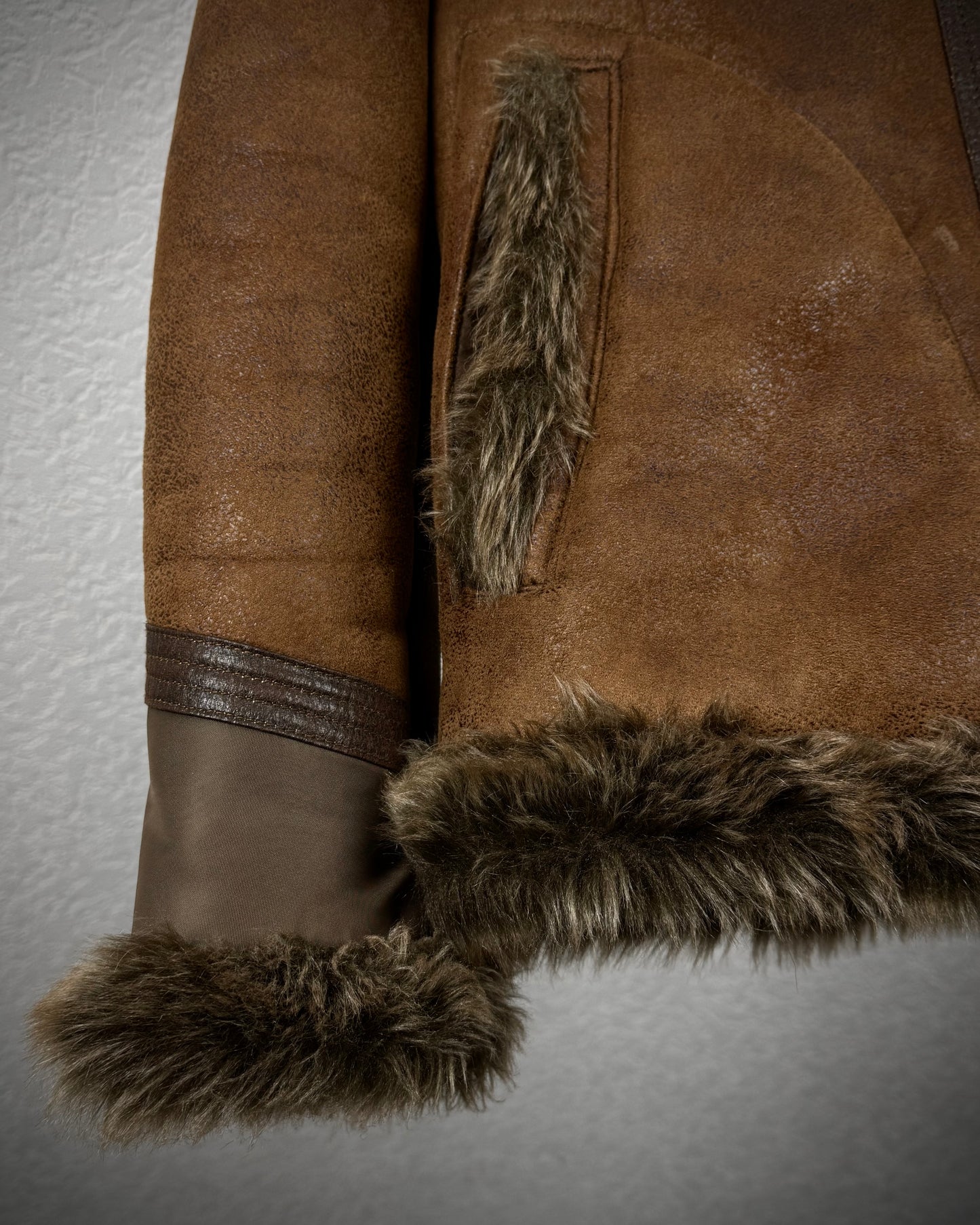 Chevignon Full Fur Suede Jacket