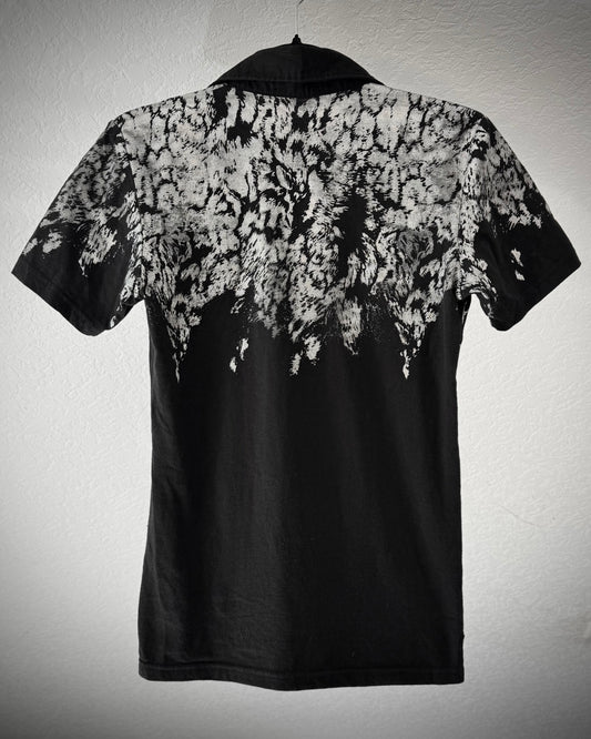 Tornado Mart Lace Up Metallic Wildlife T-Shirt