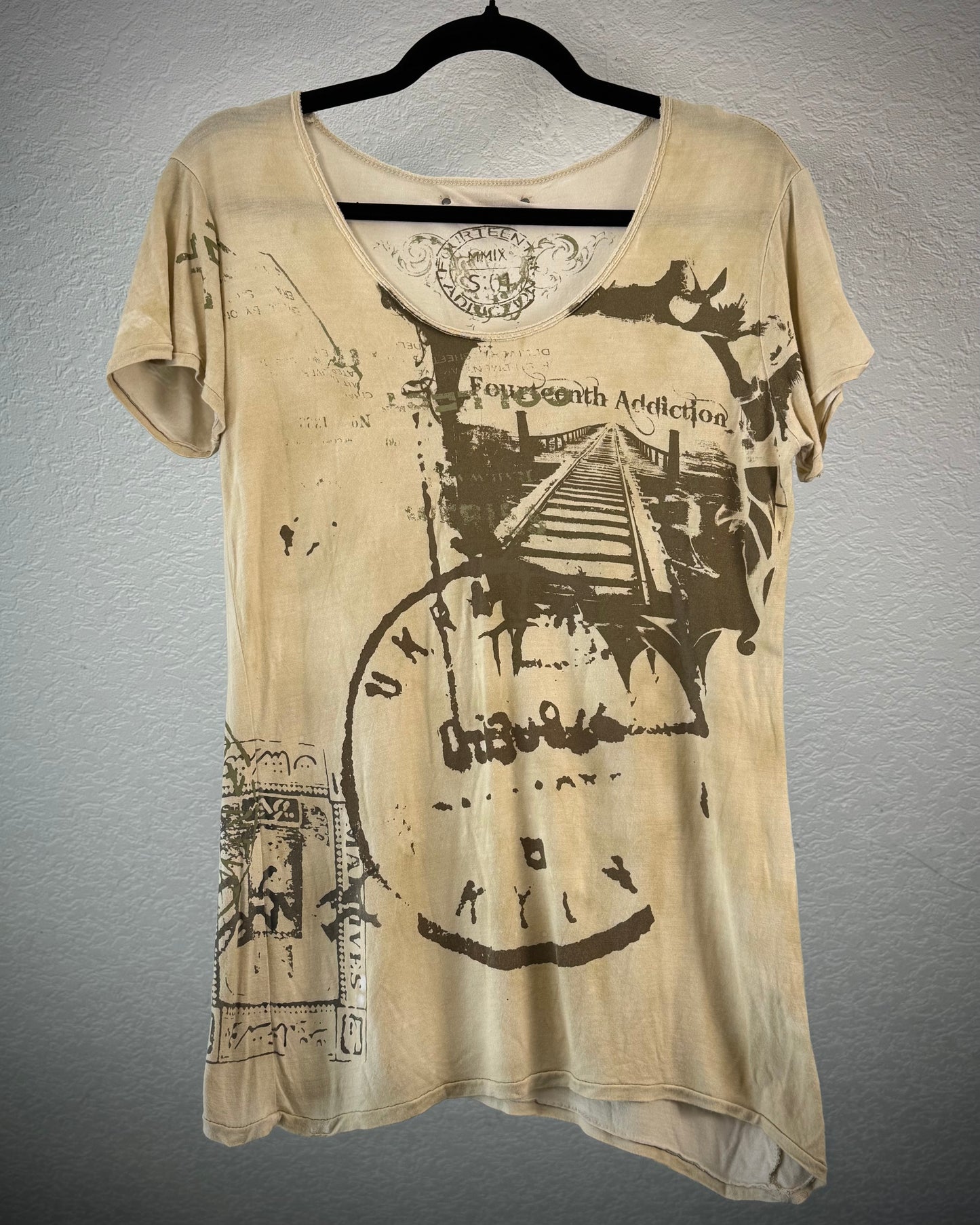 14th Addiction Vintage Railway T-Shirt