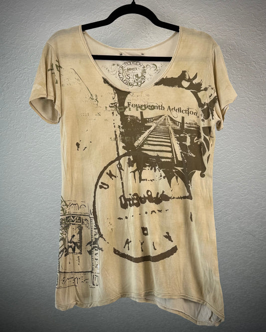 14th Addiction Vintage Railway T-Shirt